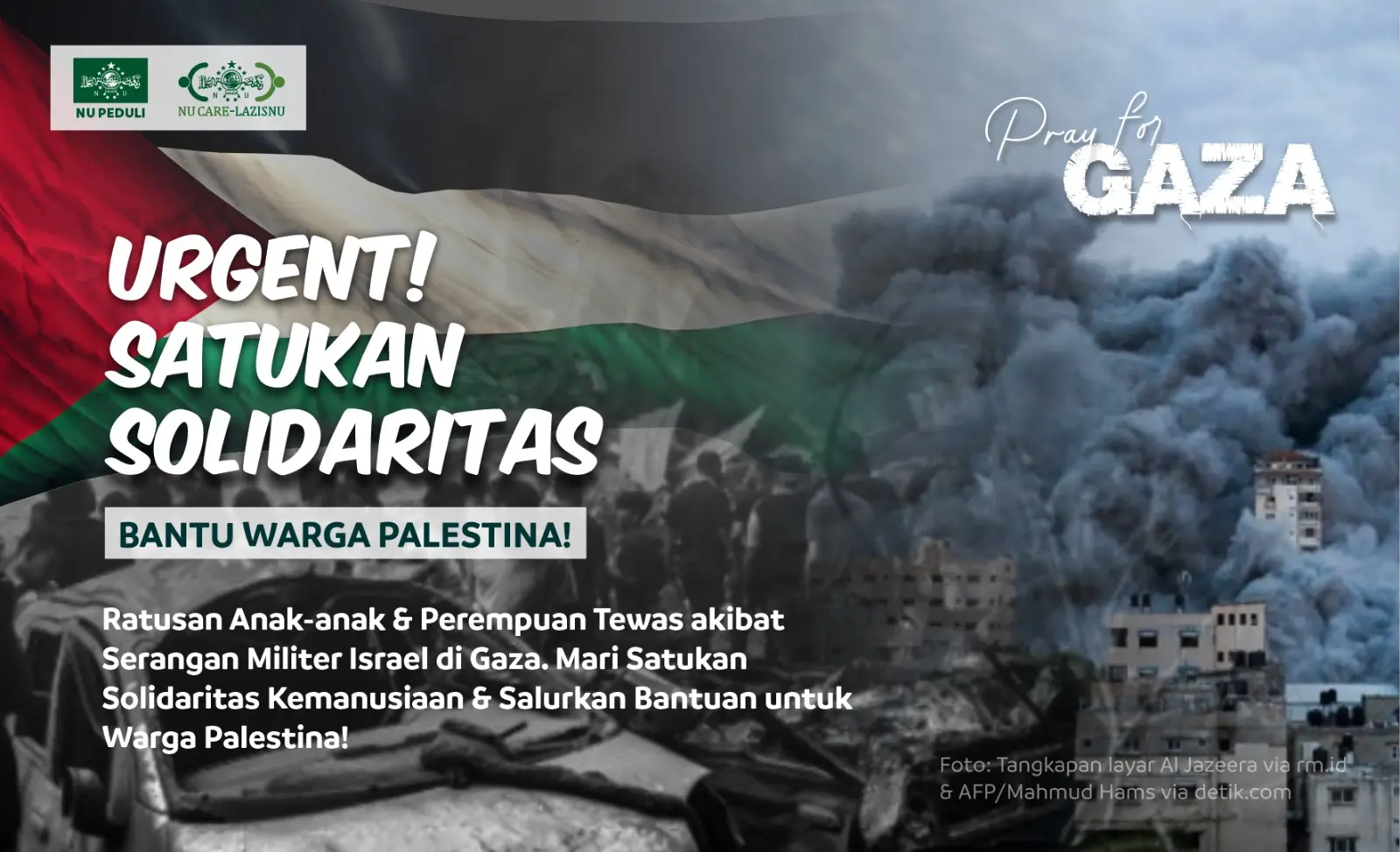 Urgent! Satukan Solidaritas Bantu Warga Palestina!